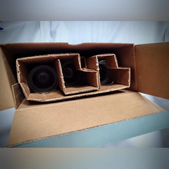 Brand New Set of THREE PartyLite P9248 Tall Frosted Stem Glass Votive Holders - Picture 8 of 10